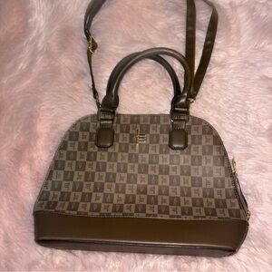 London Fog Brown Crossbody Bag